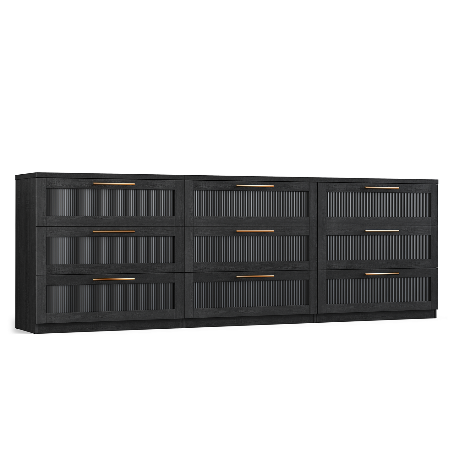 Harmo Block Triple Wave-Panel Dresser (set of 3)