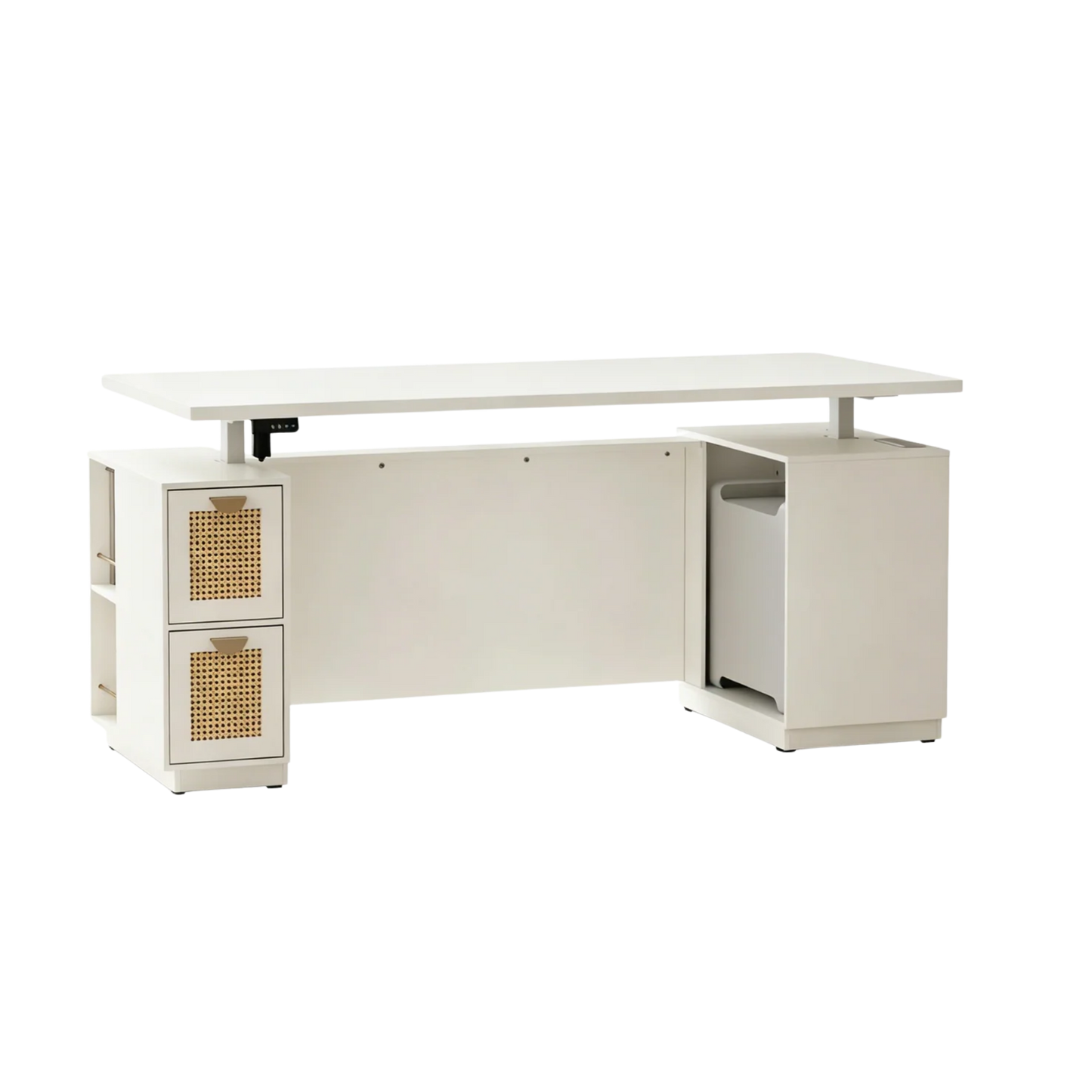 Soren 71" Height-Adjustable White Standing Desk