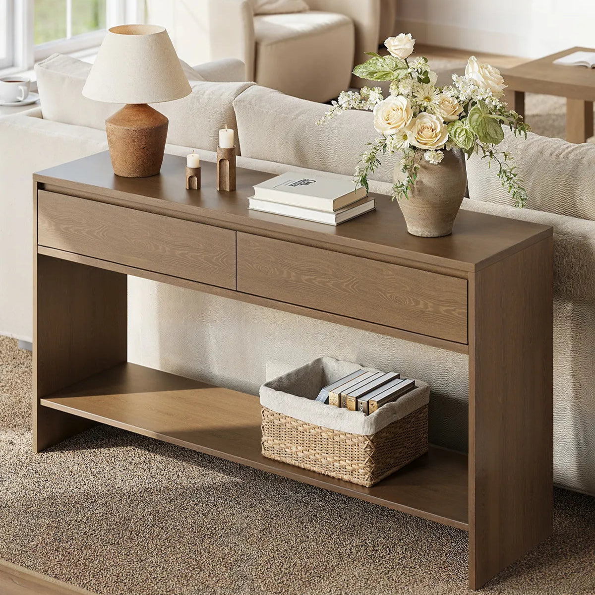 Rowan Solid Wood Console Table
