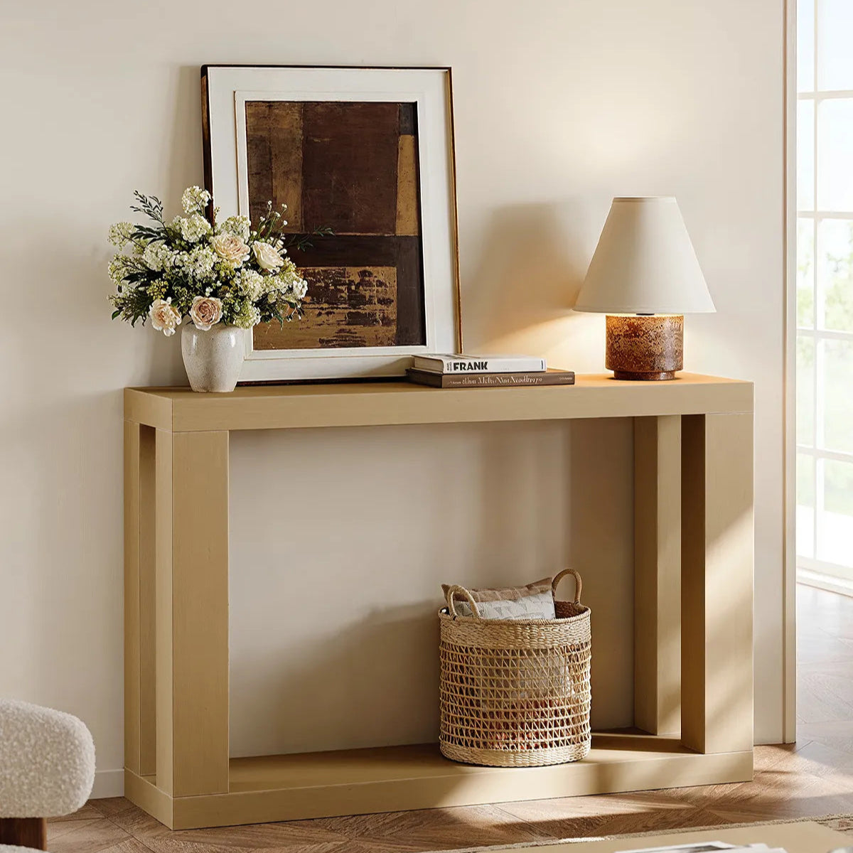 Elio Wood Console Table