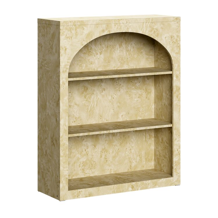 [Pre-sale] Harmo Block 3-Tier Modular Bookshelf, Burl Wood