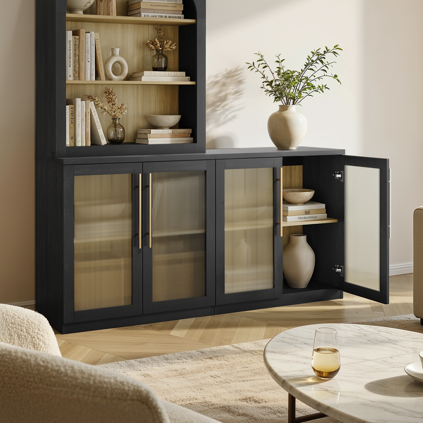 [Pre-sale] Harmo Block Sideboard Cabinet with Acrylic Door