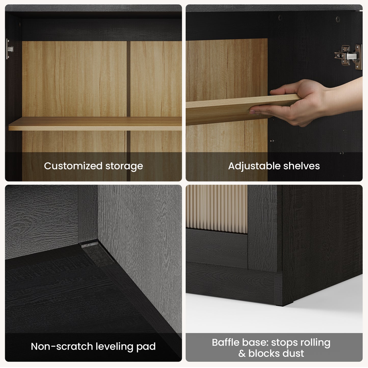 [Pre-sale] Harmo Block Sideboard Cabinet with Acrylic Door