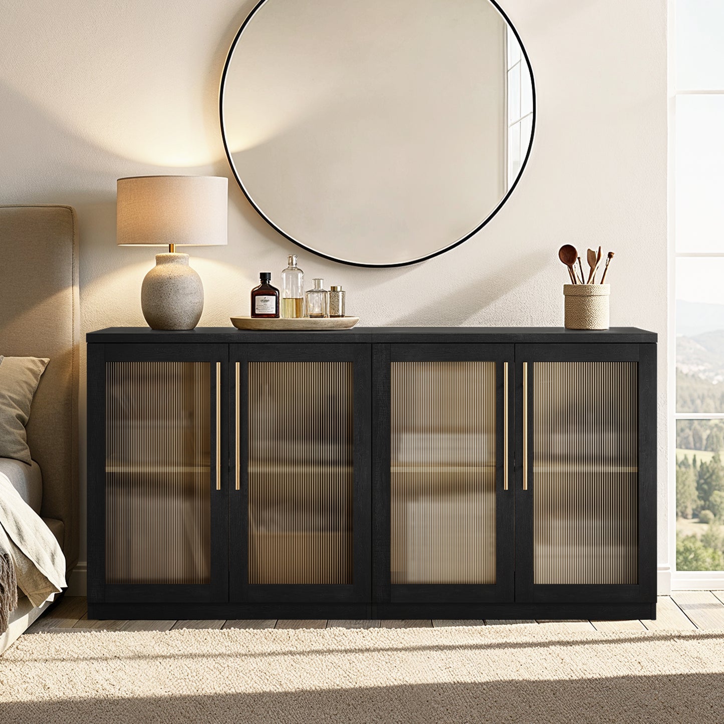 [Pre-sale] Harmo Block Sideboard Cabinet with Acrylic Door