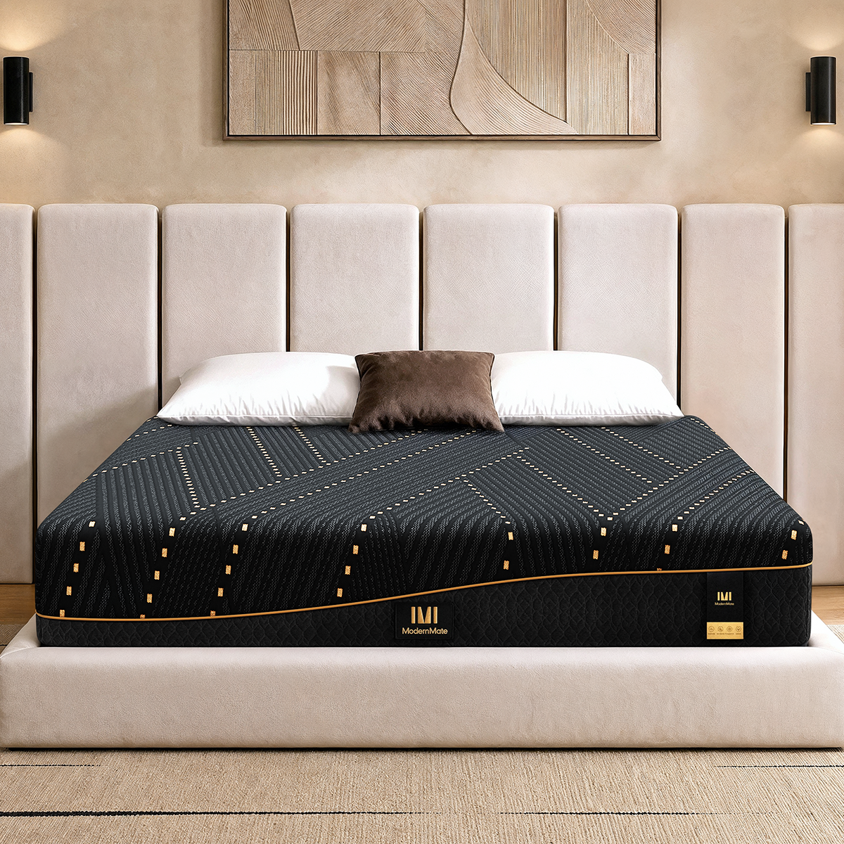 12"Cooling Copper Gel Mattress - Fiberglass-Free - King