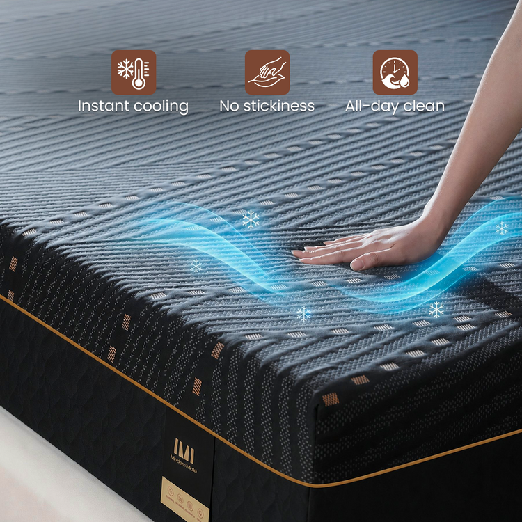 Elara Queen Storage Bed Frame with 12‘’ Cooling Memory Foam Mattress Set