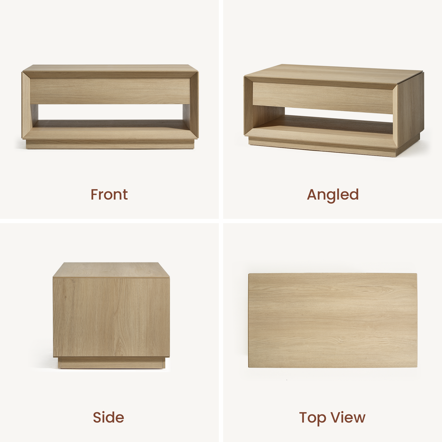 Arlo 35" Lift Top Coffee Table, Modern Wood Coffee Table with Storage