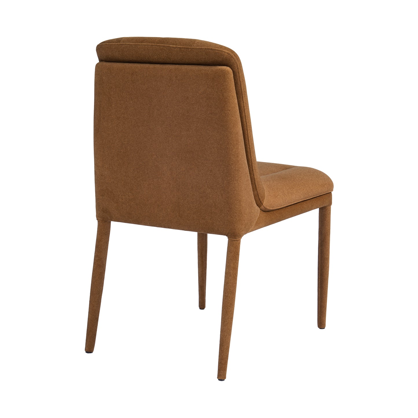 Double Layer Mohair Dining Chairs Set of 2, Coffee