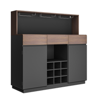 Whisper Series Wine & Coffee Bar with LED & Charging
