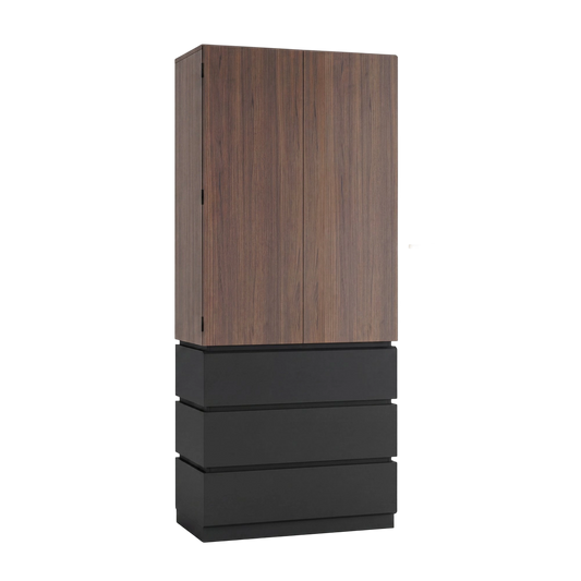 Whisper Series 70.8" Kitchen Pantry with 3 Drawers & Magnetic Closure