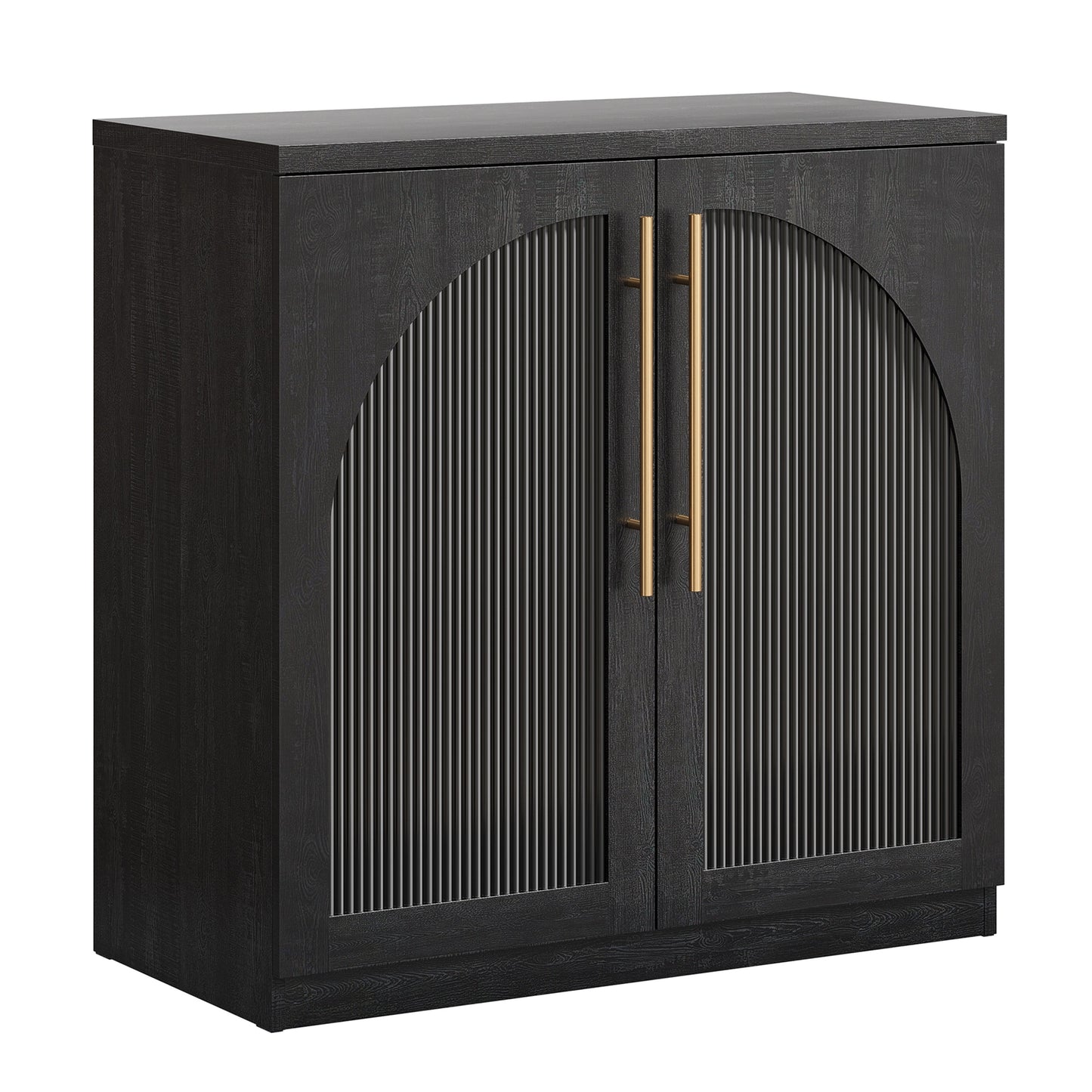 [Pre-Sale] Harmo Block 31" Arched Fluted Accent Cabinet Storage Cabinet