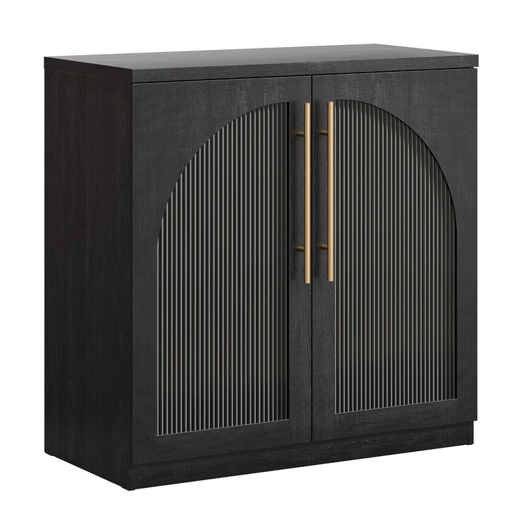 [Pre-Sale] Harmo Block 31" Arched Fluted Accent Cabinet Storage Cabinet