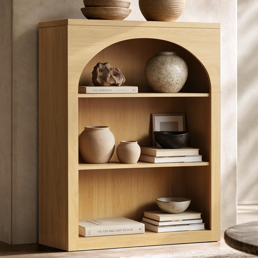 [Pre-sale] Harmo Block 3-Tier Modular Bookshelf, Natural wood