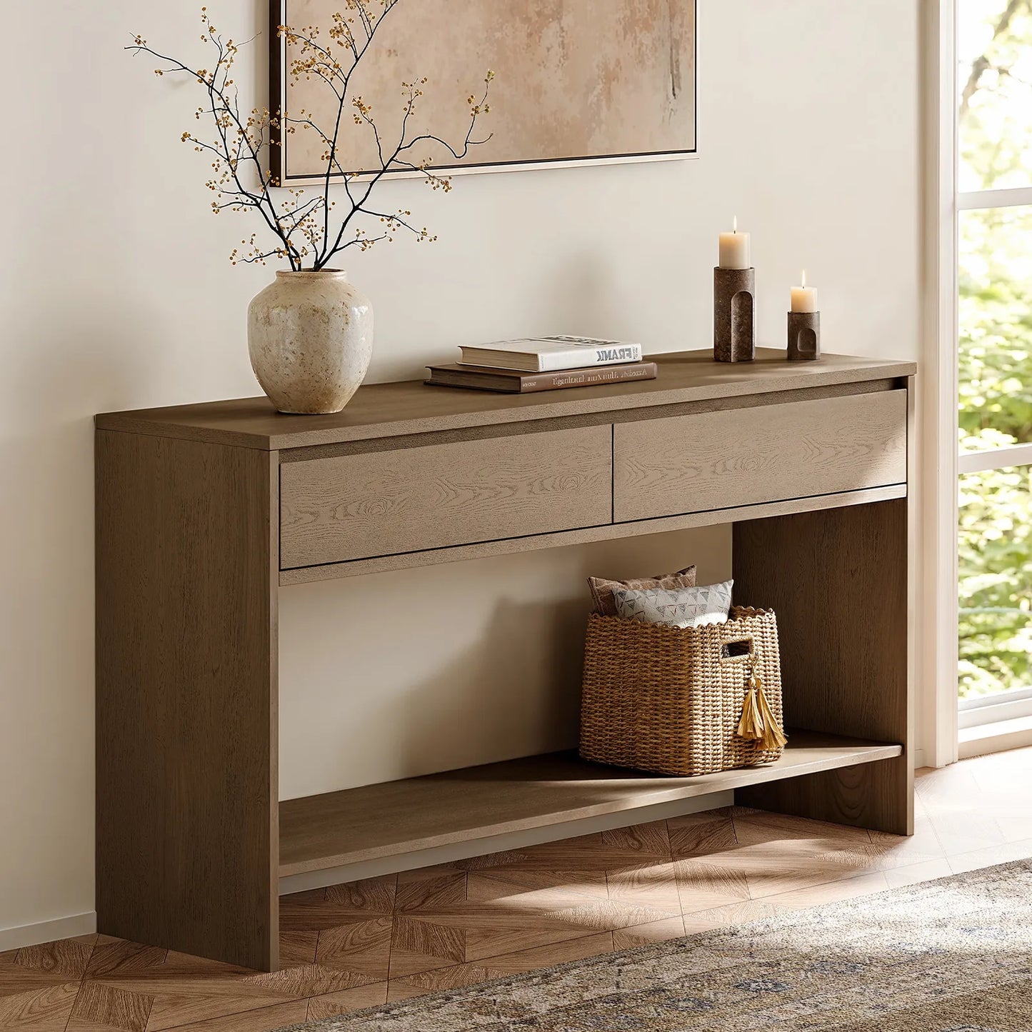 Rowan Solid Wood Console Table