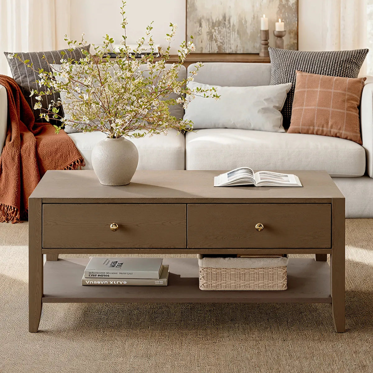 Rowan Solid Wood Coffee Table