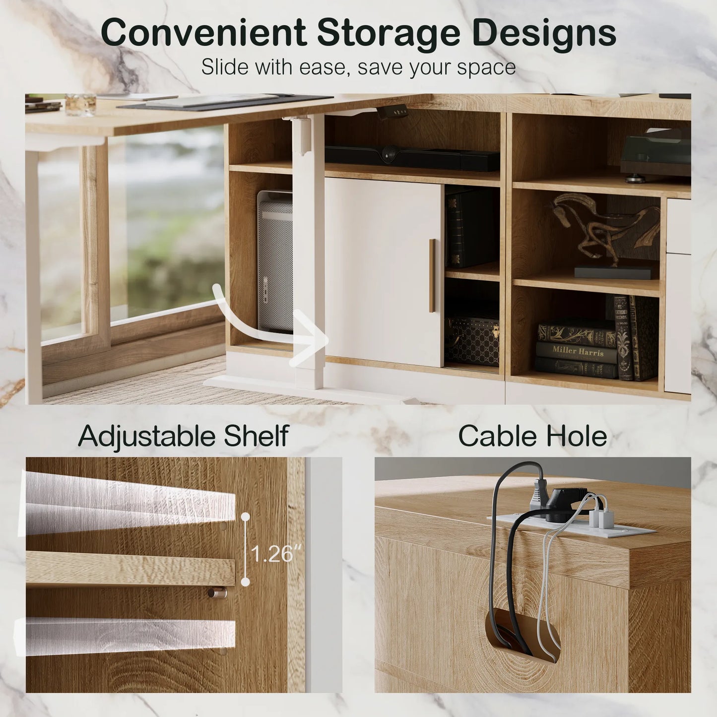 Soren Wood Natural Lateral Storage Cabinet