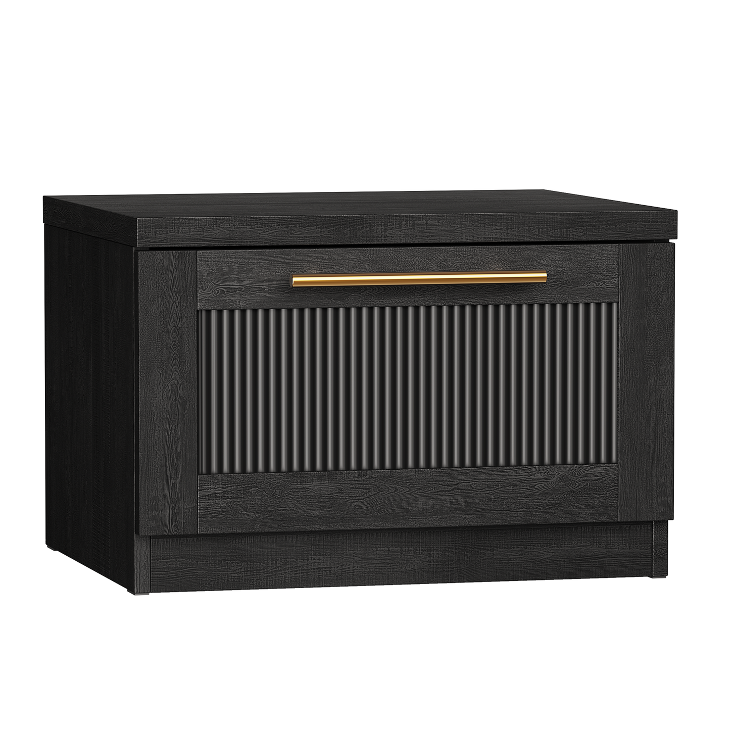 Harmo Block Black Floating Nightstand