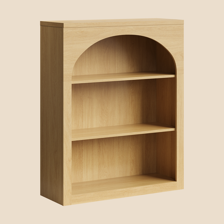 [Pre-sale] Harmo Block 3-Tier Modular Bookshelf, Natural wood