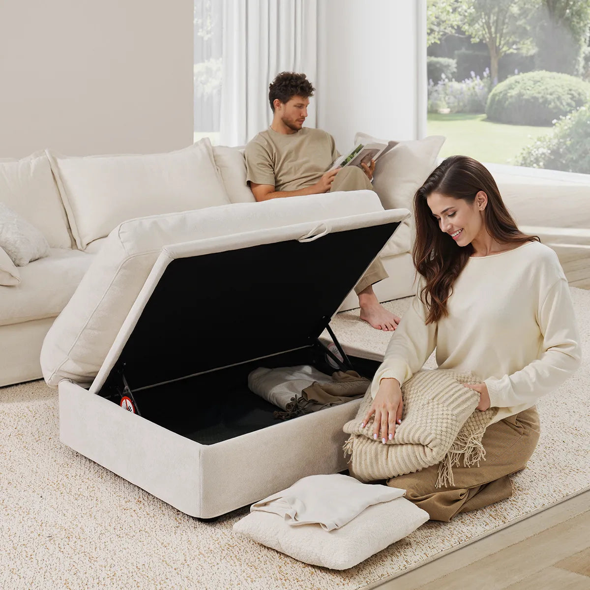 Silas 3-Seat Cloud Sectional Sofa