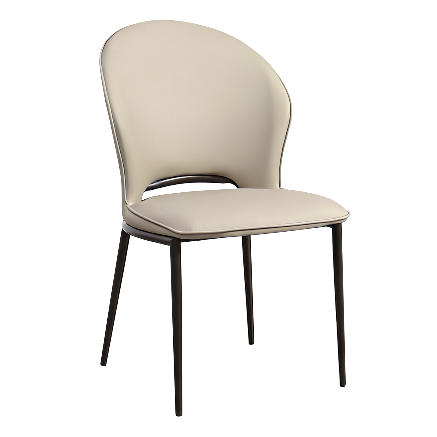 [Pre-Sale] Modern PU Leather Dining Chairs Set 2 PCS, Brown