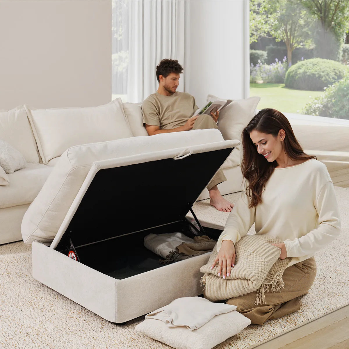 Silas 4-Seat Cloud Sectional Sofa