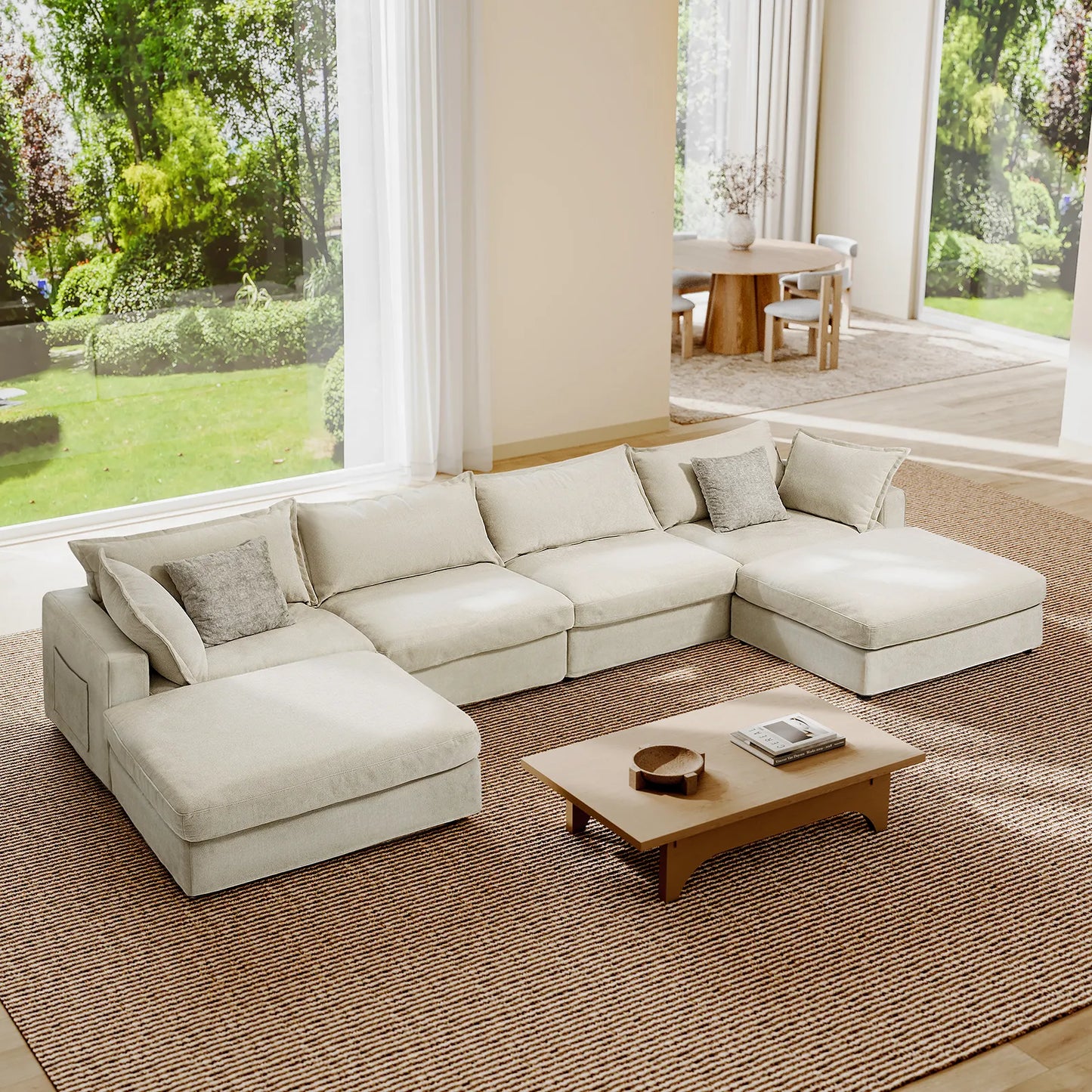 Silas 4-Seat Cloud Sectional Sofa