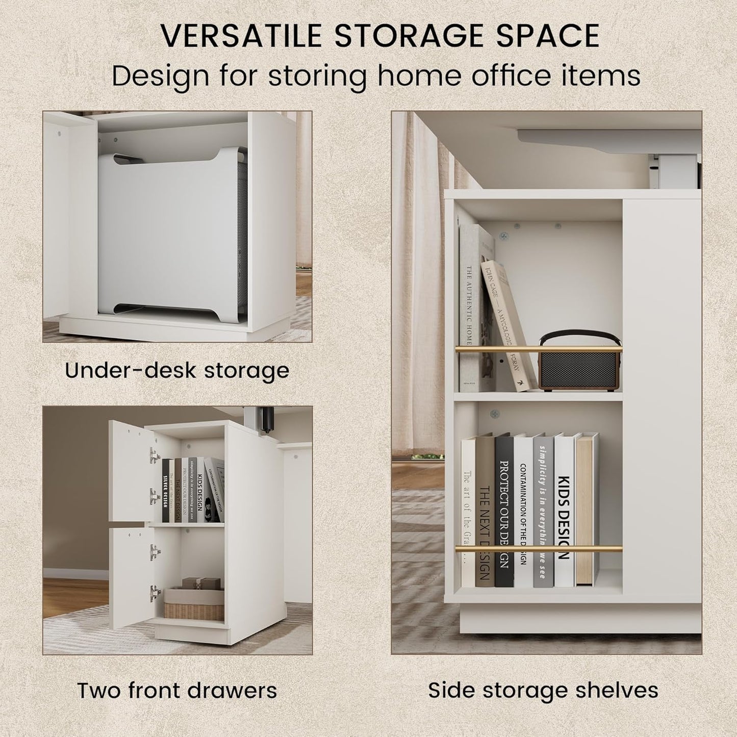 Soren 71" L Shaped Height-Adjustable Executive Desk