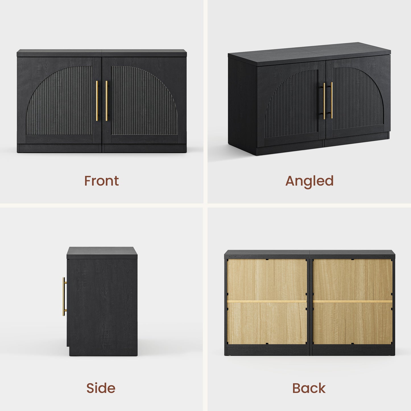 [Pre-sale] Harmo Block Arched Storage End Table Set of 2