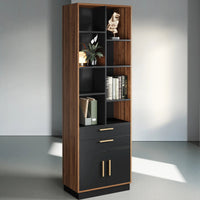 Soren Walnut Bookcase Plus