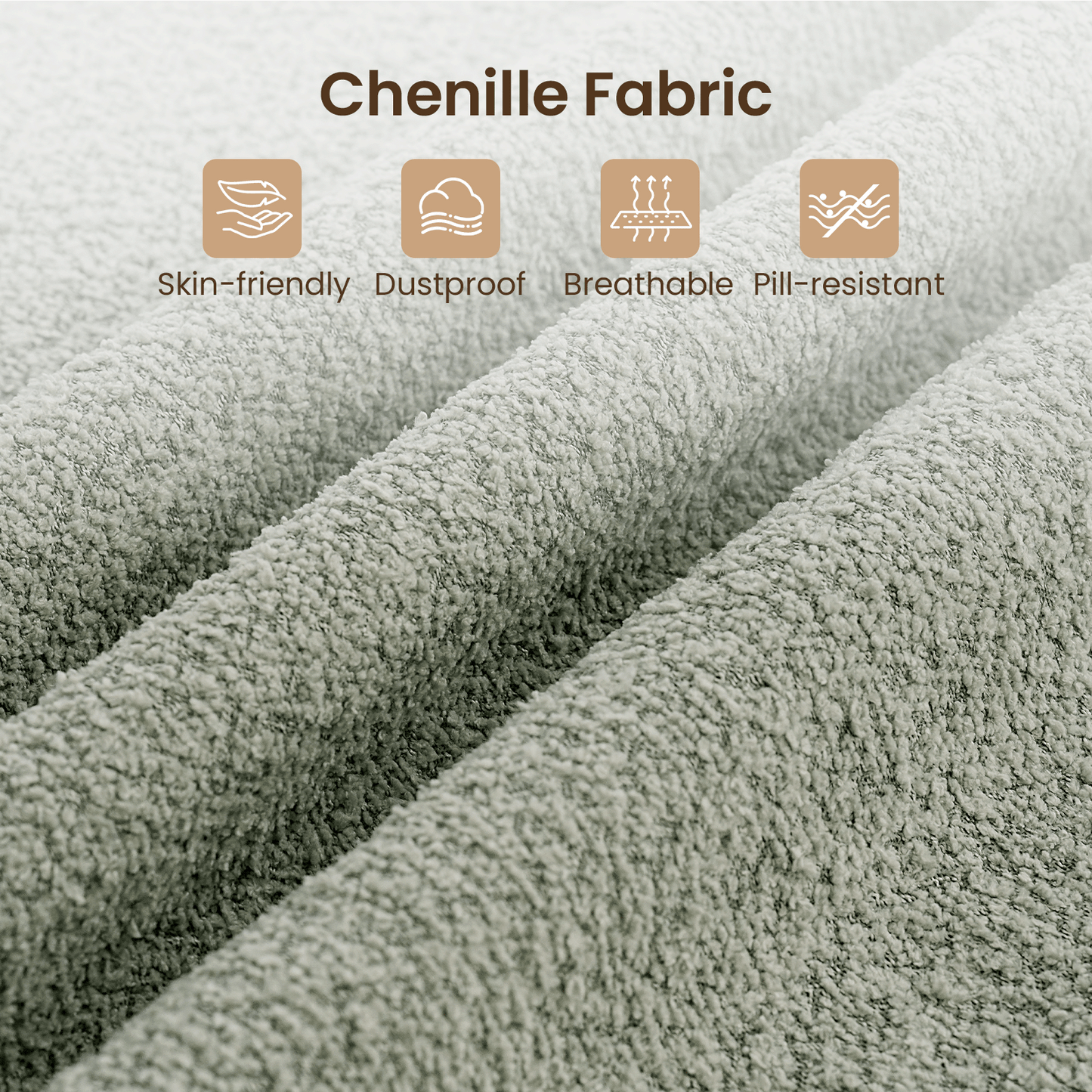 Ivy 4-Seat Clover Sectional Sofa