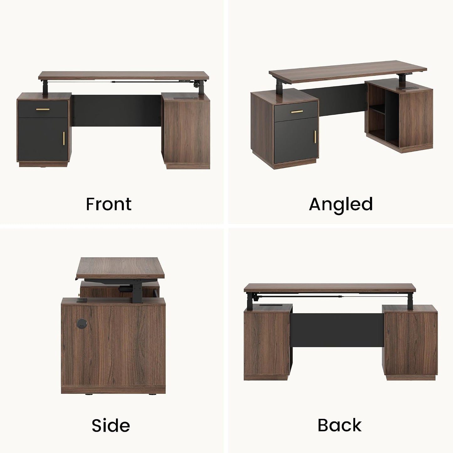 [Pre-Sale]  59" Executive Standing Desk with Drawer & CPU Storage