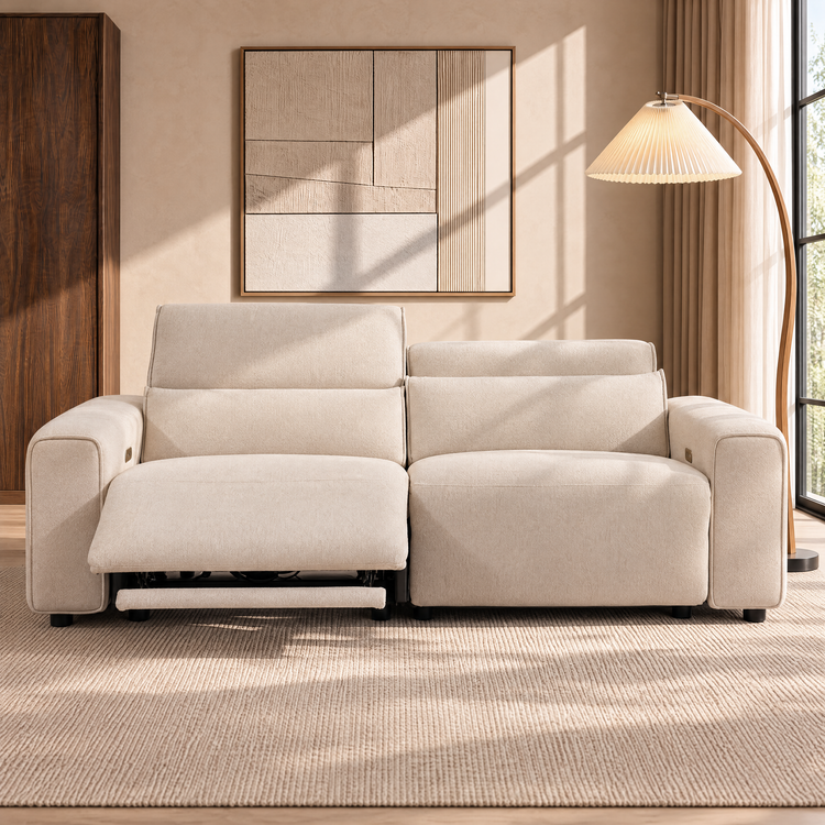 [Pre-Sale] 78.7" Power Reclining Sofa Loveseat with Free Modular Combination
