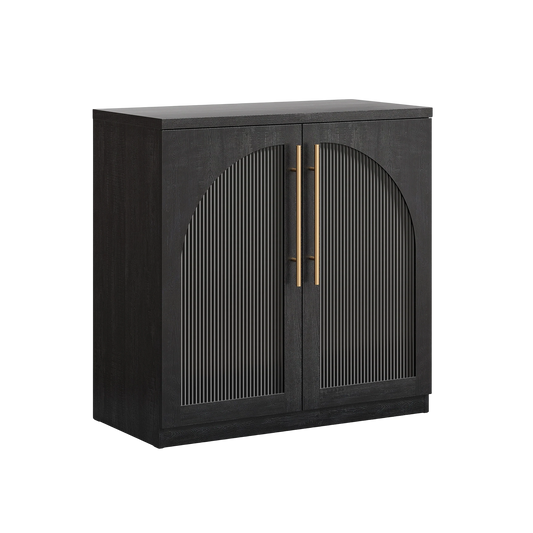 [Pre-Sale] Harmo Block 31" Arched Fluted Accent Cabinet