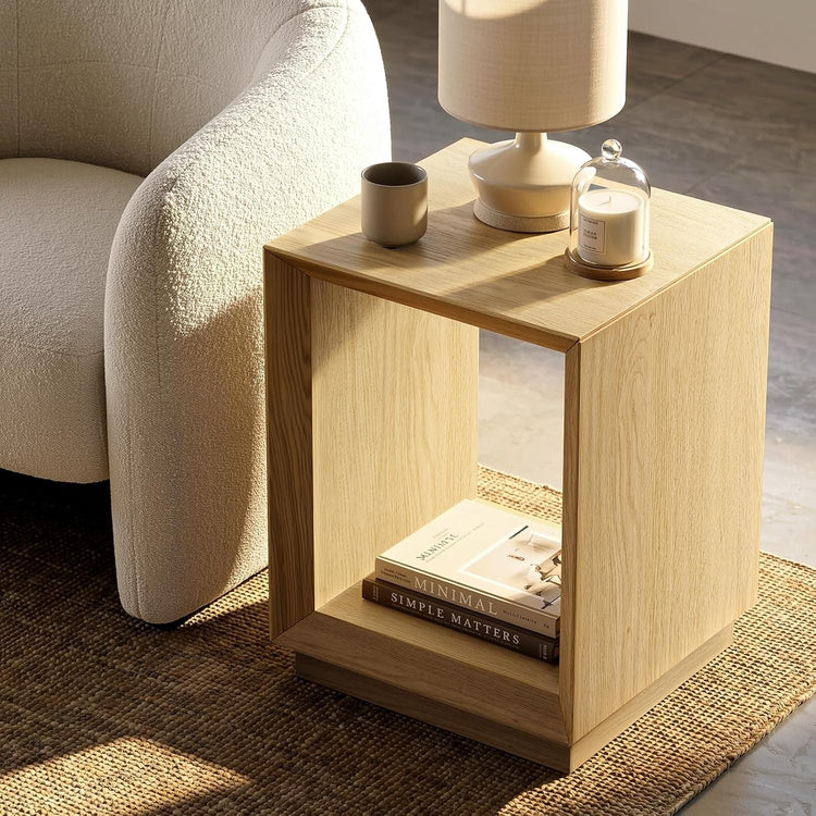 [Pre-Sale] 2-Pack Arlo 21" Nightstands 2-Tier Side Table with Charging Station