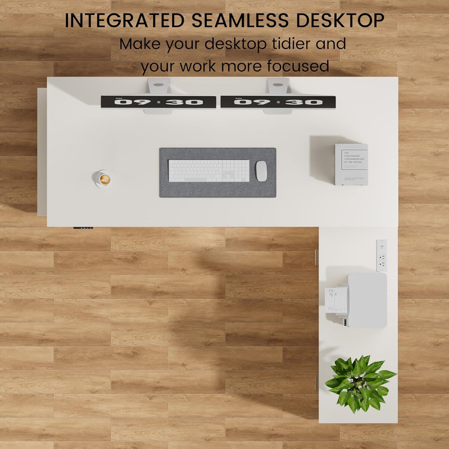 Soren 71" L Shaped Height-Adjustable Executive Desk