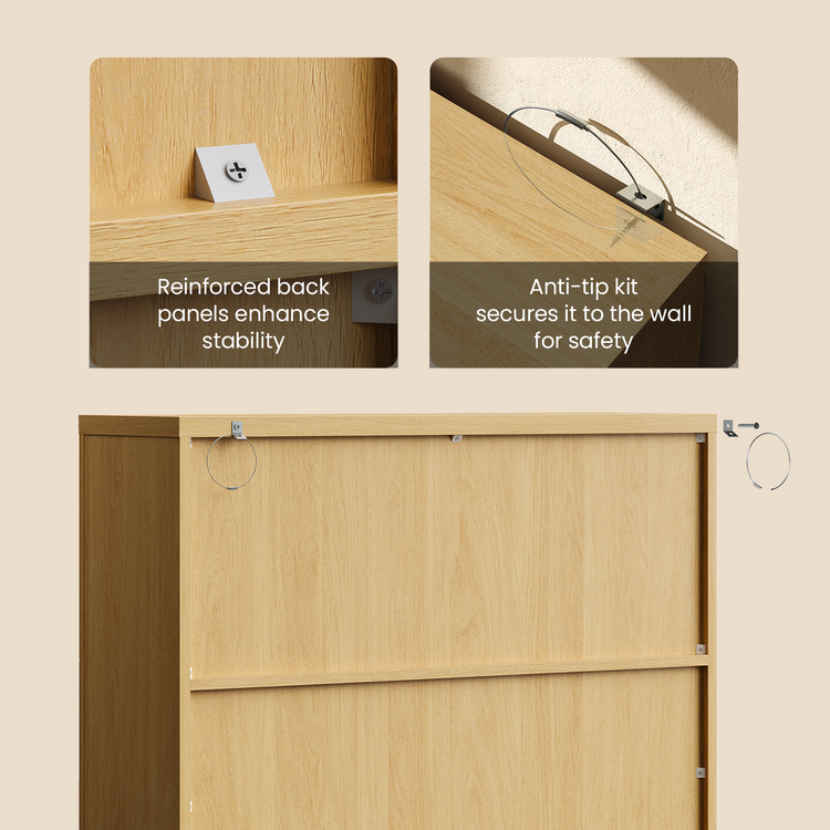[Pre-sale] Harmo Block 3-Tier Modular Bookshelf, Natural wood