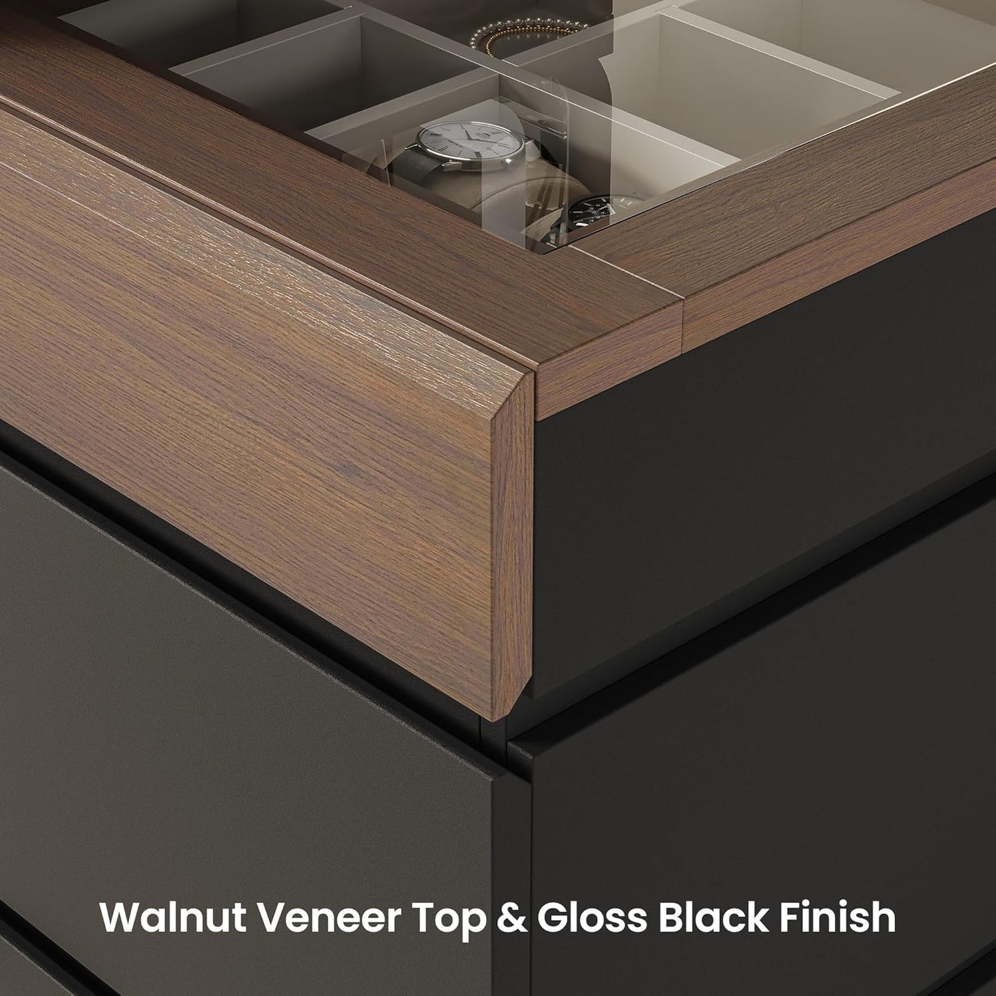 Whisper Series Compact Vanity with LED & Power