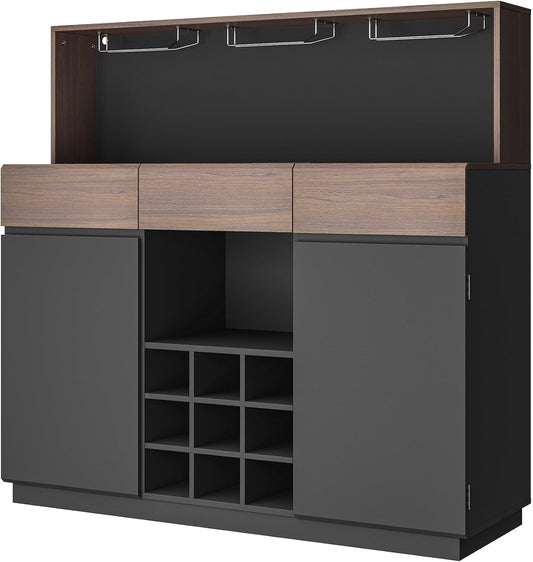 Whisper Series Wine & Coffee Bar with LED & Charging