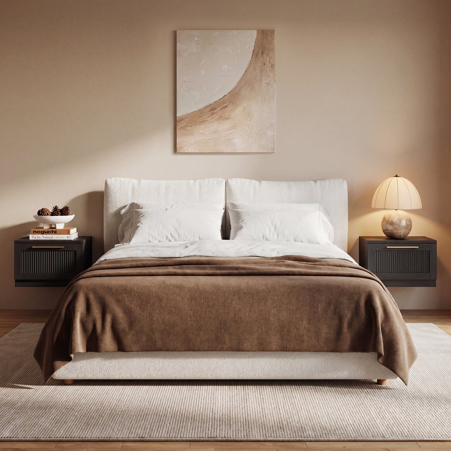 [Pre-sale] Harmo Block Black Floating Nightstand