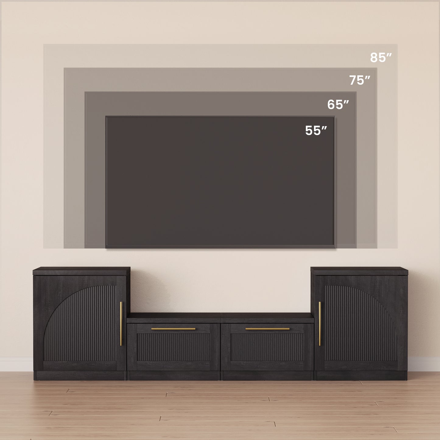 [Pre-sale] Harmo Block Black Floating Nightstand