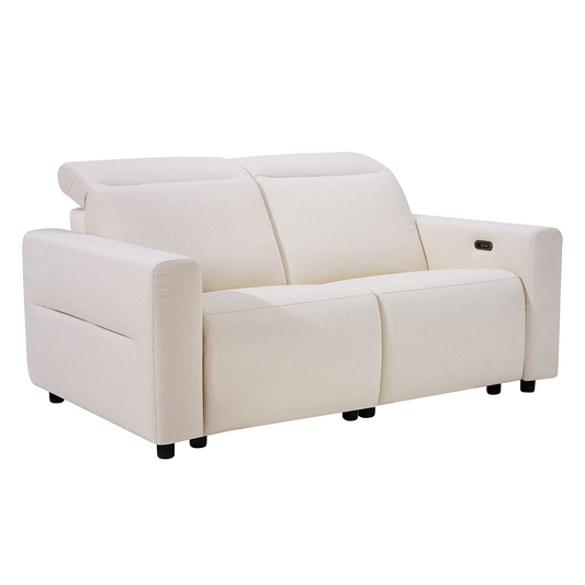 Lodden 68.4" Power Reclining Sofa Loveseat with Zero Gravity & USB-C，Beige
