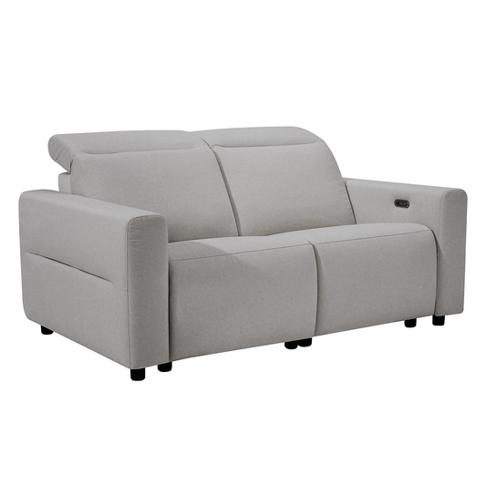 Lodden 68.4" Power Reclining Sofa Loveseat with Zero Gravity & USB-C，Grey