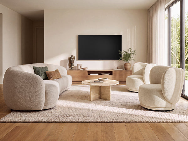 TEXTURED IVORY CHENILLE
