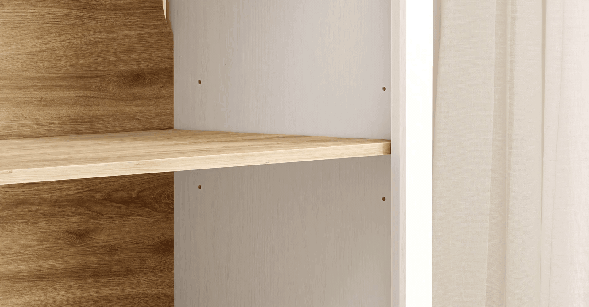 Adjustable Open Shelving
