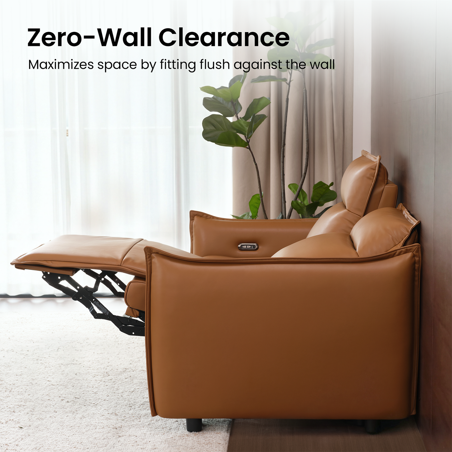 Frame Power Reclining Sofa Set with Zero Gravity & USB-C, Orange