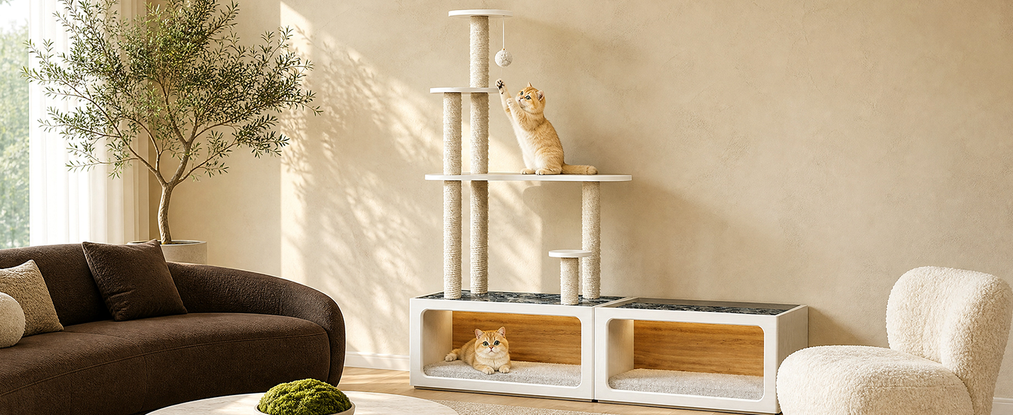 FOUR-LEVEL CLIMBING LAYOUT