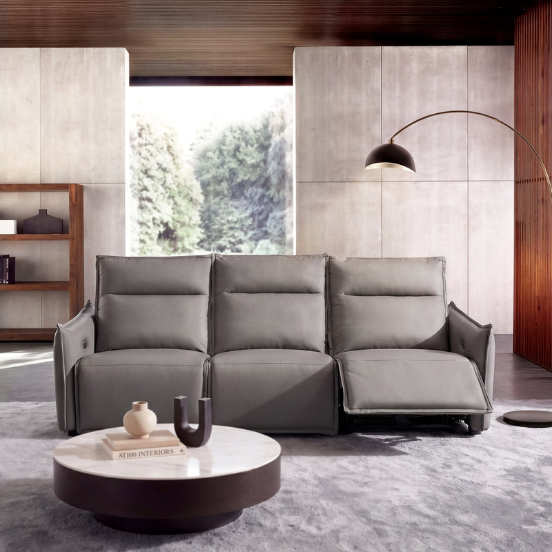 Frame 96" 3-Seater Power Reclining Sofa with Zero Gravity & USB-C, Grey