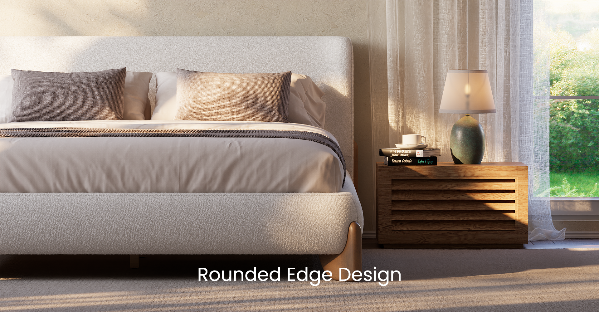 Rounded Upholstered Edges