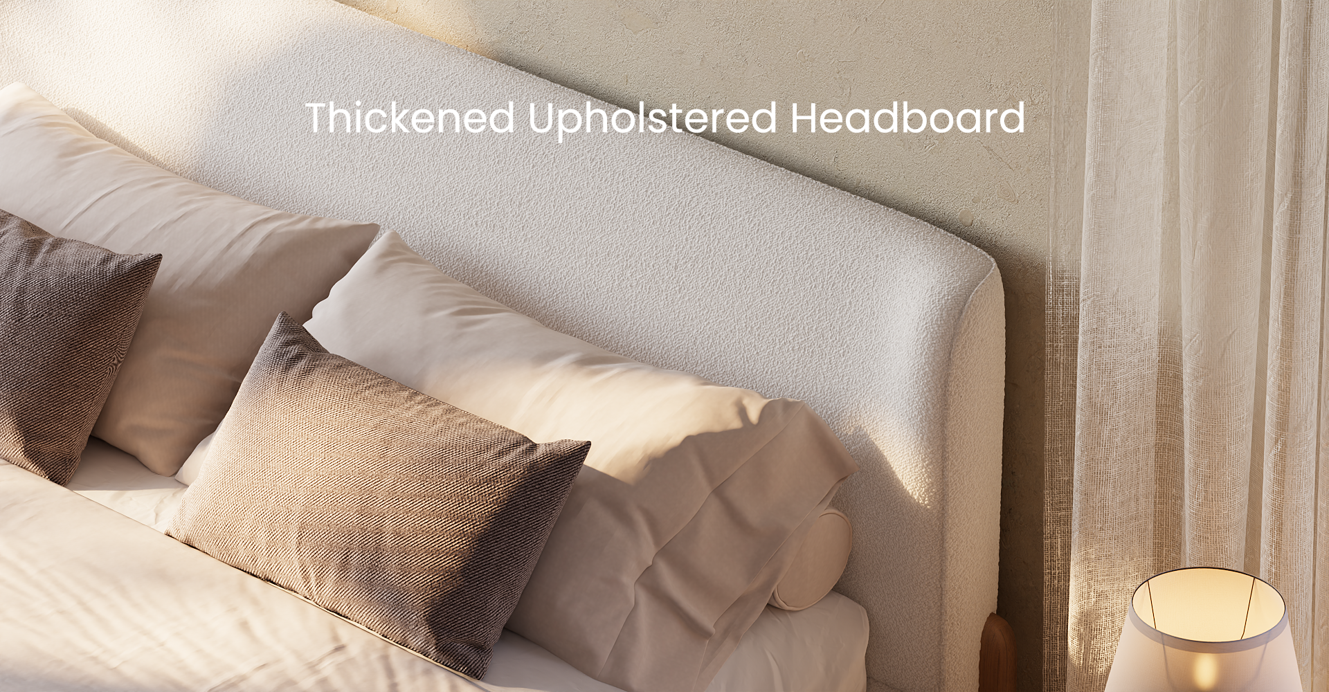 An Embracing Wingback Headboard