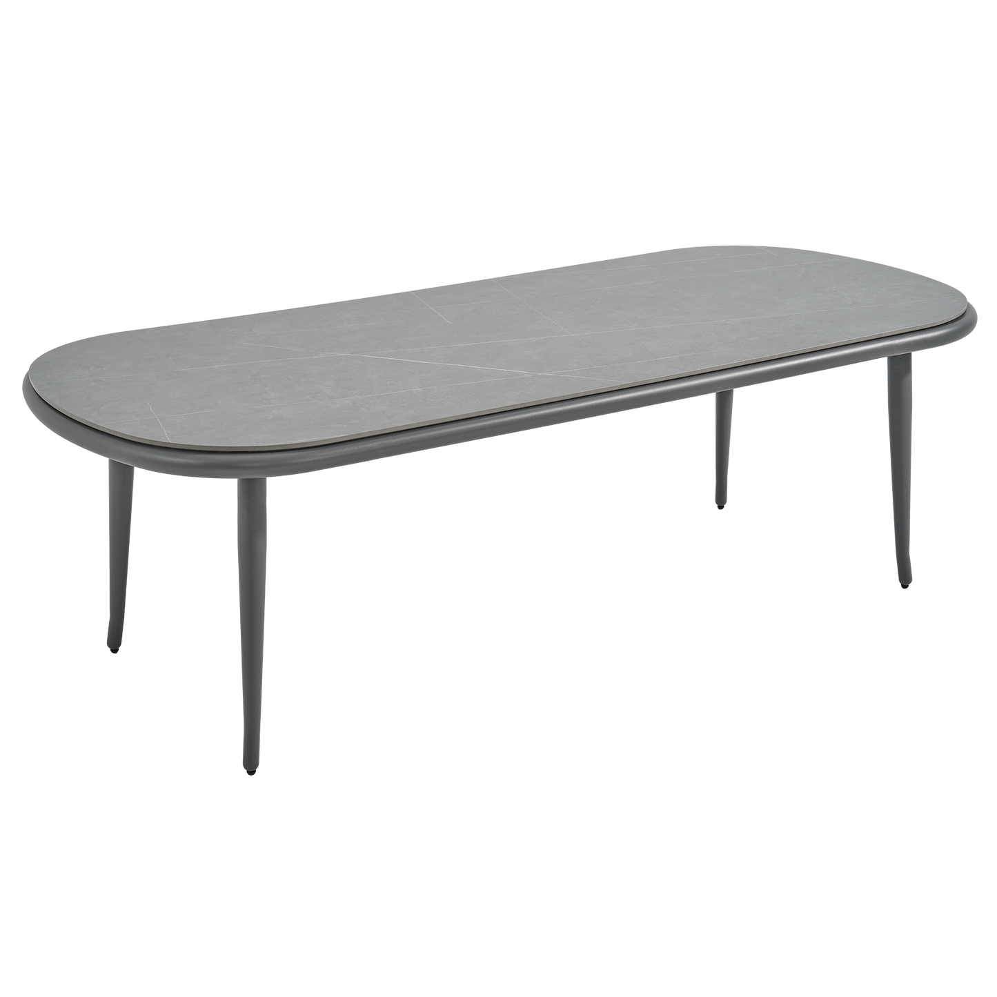 [Pre-Sale] Bold Tube Sintered Stone Outdoor Dining Table